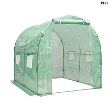 Малка политунелна оранжерия с метална рамка 2х2х2м – PL21 - Sellzone.bg Малка политунелна оранжерия с метална рамка 2х2х2м – PL21